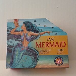Mermaid shaped Jigsaw Puzzle 1000 pieces